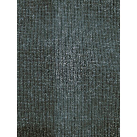 NWT  Members Mark Thermal Waffle Knit Henley Layering Shirt  Color  Blk Size :XL - Picture 5 of 5